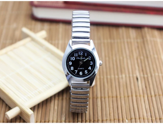 flexible stainless steel strap elastic interface General Watch clock bracelet wo flexible stainless steel strap elastic interface General Watch clock bracelet wo