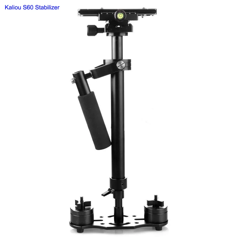 

Kaliou S60 Camera Stabilizer 60CM Aluminum Steadicam Handheld Stabilizer for Gopro 6 5 4 3 2 1 Camera DSLR Photography Studio