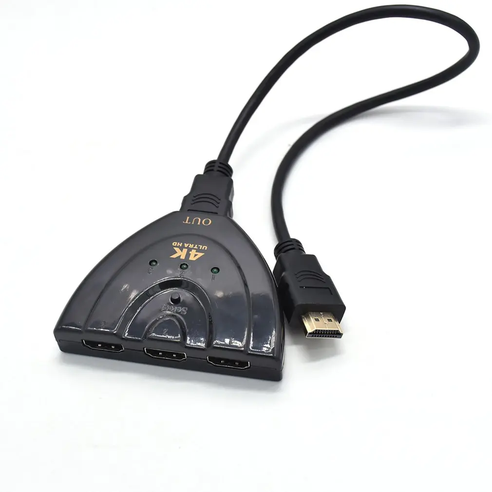 3 в 1 выход HDMI концентратор переходник разветвитель с Micro USB порт питания