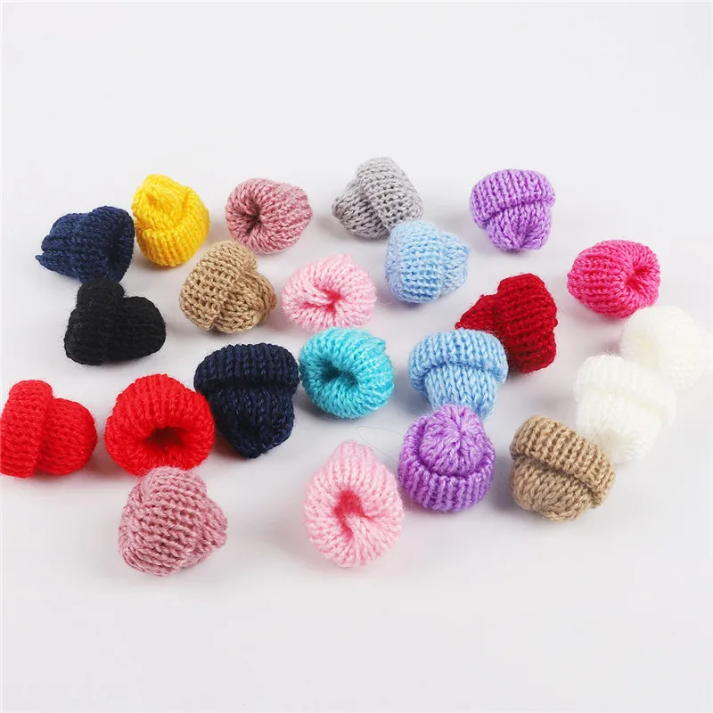 

10pcs/lots Multi Color Wool Cap Christmas Tree Cap Decoration For Handmade DIY Garment Head Rope Material Accessories