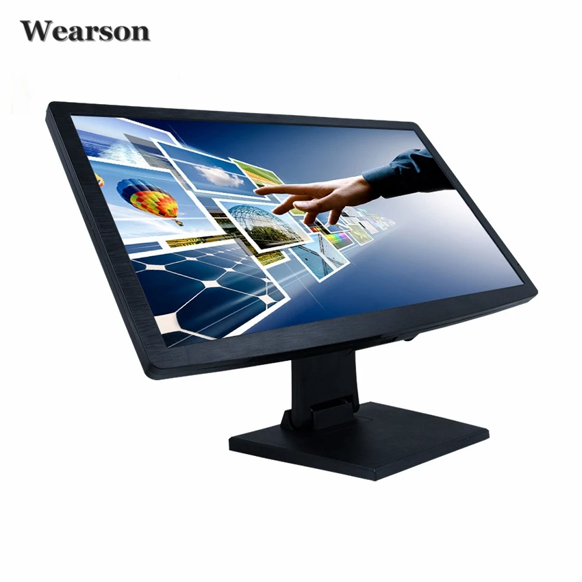 Wearson 21.5 inch Resistive Touch Screen Monitor VGA HDMI 1920x1080 VESA 75&100mm For Medical care&Pos Cashier&Computer,etc (3)