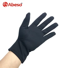 ABESO, 10 пар, черные Лавсановые противоскользящие этикеты, перчатки liturgy Magician, перчатки для осмотра, мужские и женские перчатки A1001
