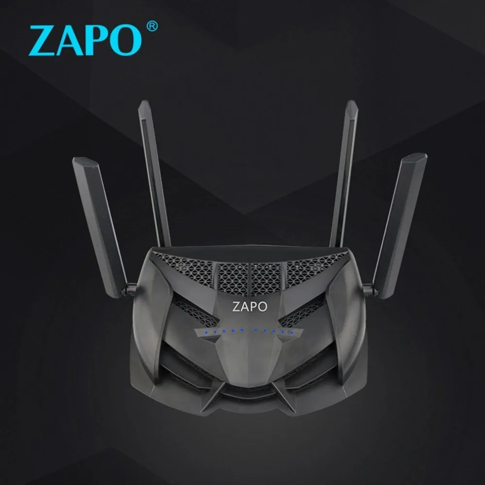 ZAPO 1200 м двухдиапазонный беспроводной игровой маршрутизатор беспроводной Wi-Fi ретранслятор Беспроводной AC Roteador Repetidor вращающийся антенный ретранслятор Прямая поставка