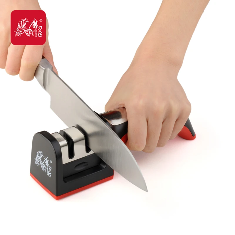 

GRINDER Professional Kitchen Knife Sharpener Carbide$ Ceramic 2 stages sharpener household sharpening machine afiador T1201