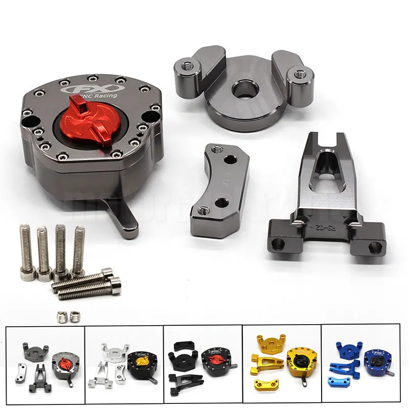 

Aluminum Adjustable Motorcycles Steering Stabilize Damper Bracket Mount Kit For YAMAHA YZF R25 2014-2016 2015 Motorbike
