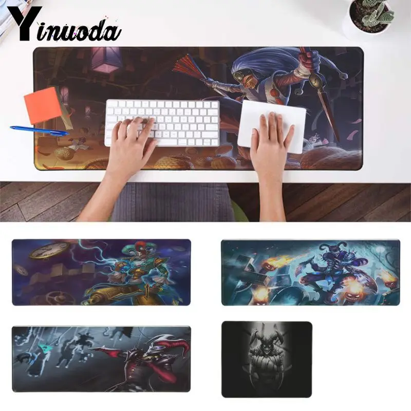 

Yinuoda league of legends shaco Keyboard Mat Rubber Gaming mousepad Desk Mat Pad To Mouse Notbook Computer Cool Gaming Pad mouse