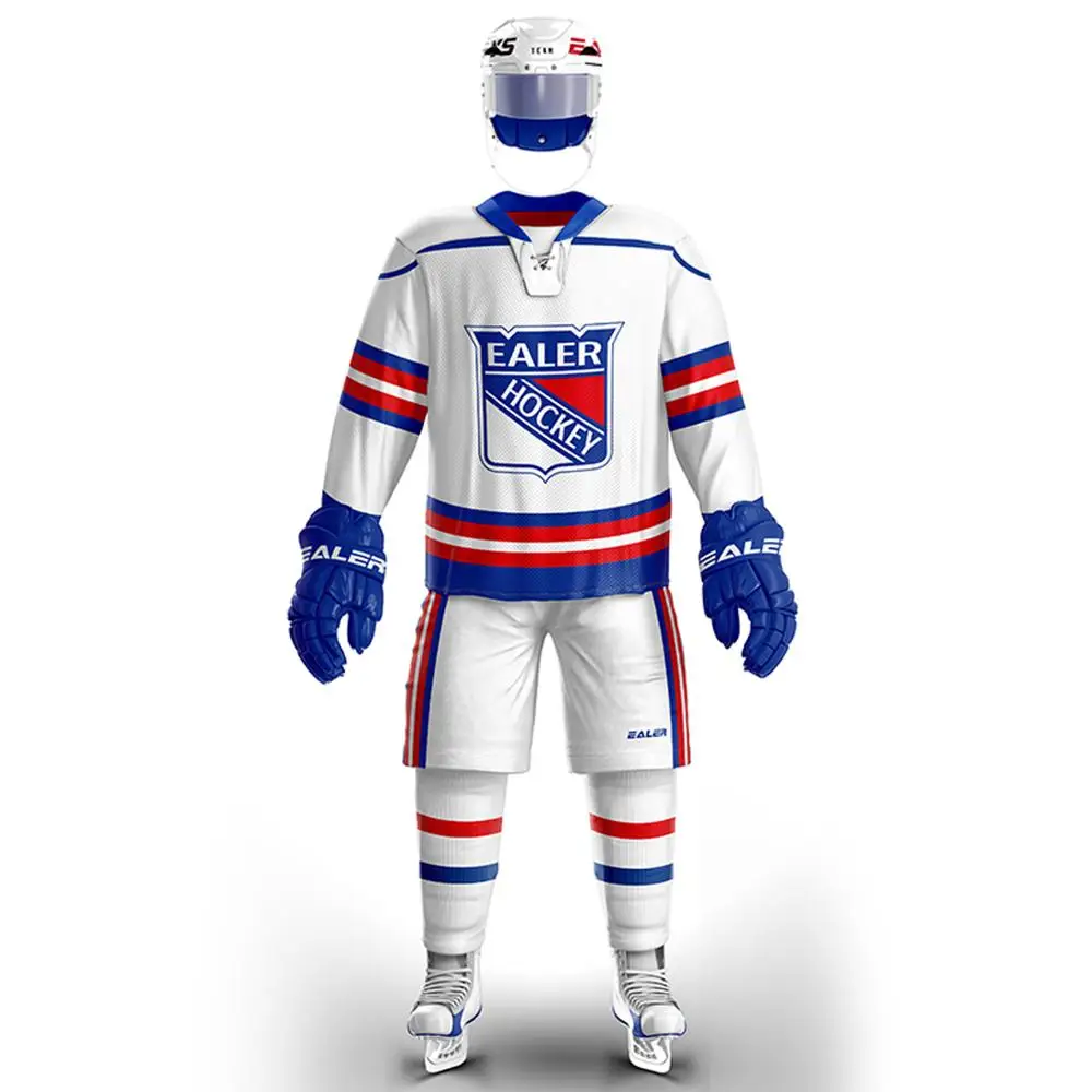 

Han Duck free shipping Rangers ice practice hockey jerseys With Printing Han Duck Logo in stock customized E035