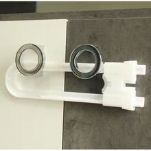 1 шт. для маленьких детей шкафа Дверные замки u-образный ящик Холодильник туалет безопасность пластиковый замок для детей защита продукта Лидер продаж