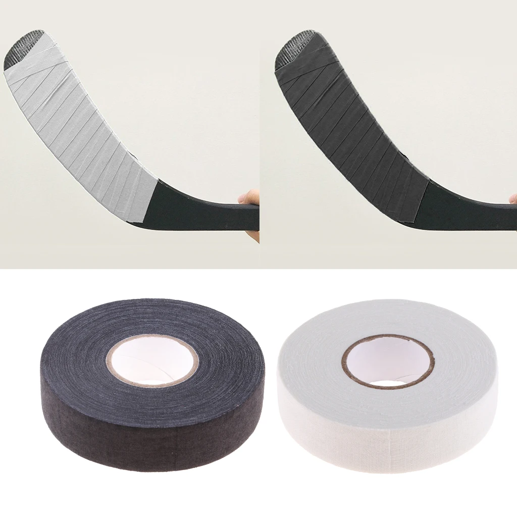 2 рулона хоккейная тканевая лента для хоккея ручка клюшки обертывание 1'x 25 ярдов рукав клейкая защита