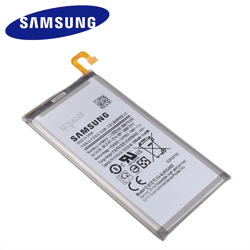 Оригинальный аккумулятор Samsung для Galaxy A6 (2018) SM A600 A600F J6 J600F J800 EB BJ800ABE 3000 мАч сменная