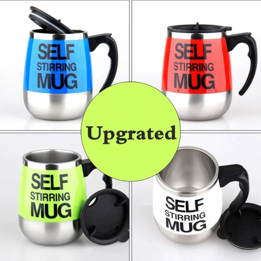 

Self Stirring Mug Automatic Mixing Mug for Coffee Milk Grain Oat Stainless Steel Thermal Cup Double Insulated Smart Cup SY8
