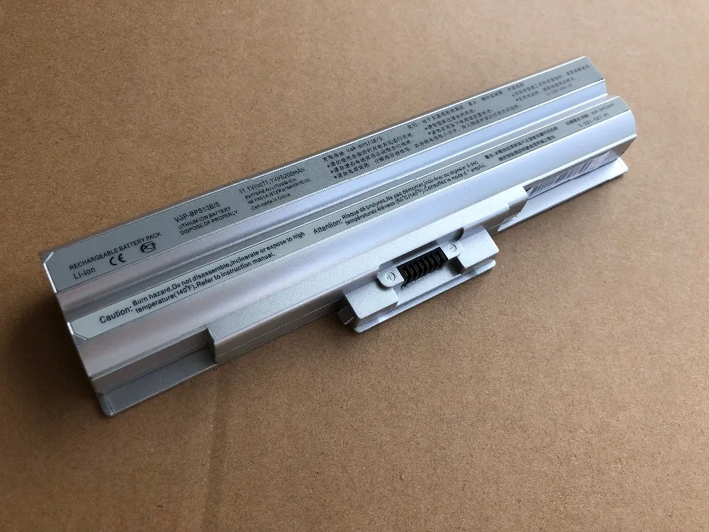 5200 мАч Серебряная батарея для Sony VGP BPL13 BPS13 BPS13/B BSP13/S BPS13A/B BPS13A/S|battery vgp-bps13|battery