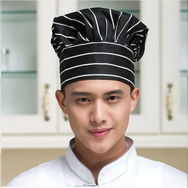 1pc Cooking Adjustable unisex Chef Hat Kitchen Baker Elastic Hat