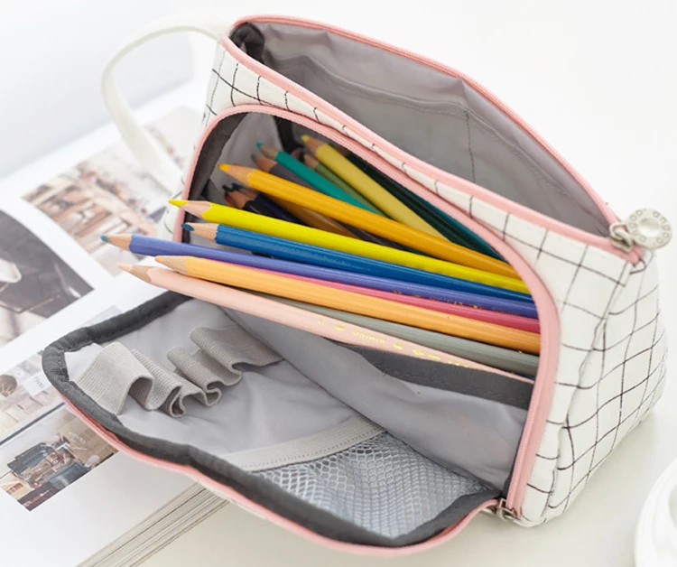 Pouched Stationery Organiser Pencil Case