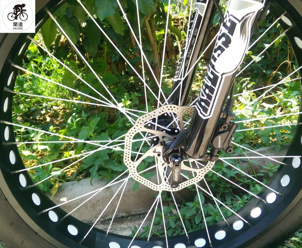 Excellent Kalosse Full suspenion  bike snow   Folding  DIY colors 26*4.0  tires  mountain  bike   24/27/30 speed 7