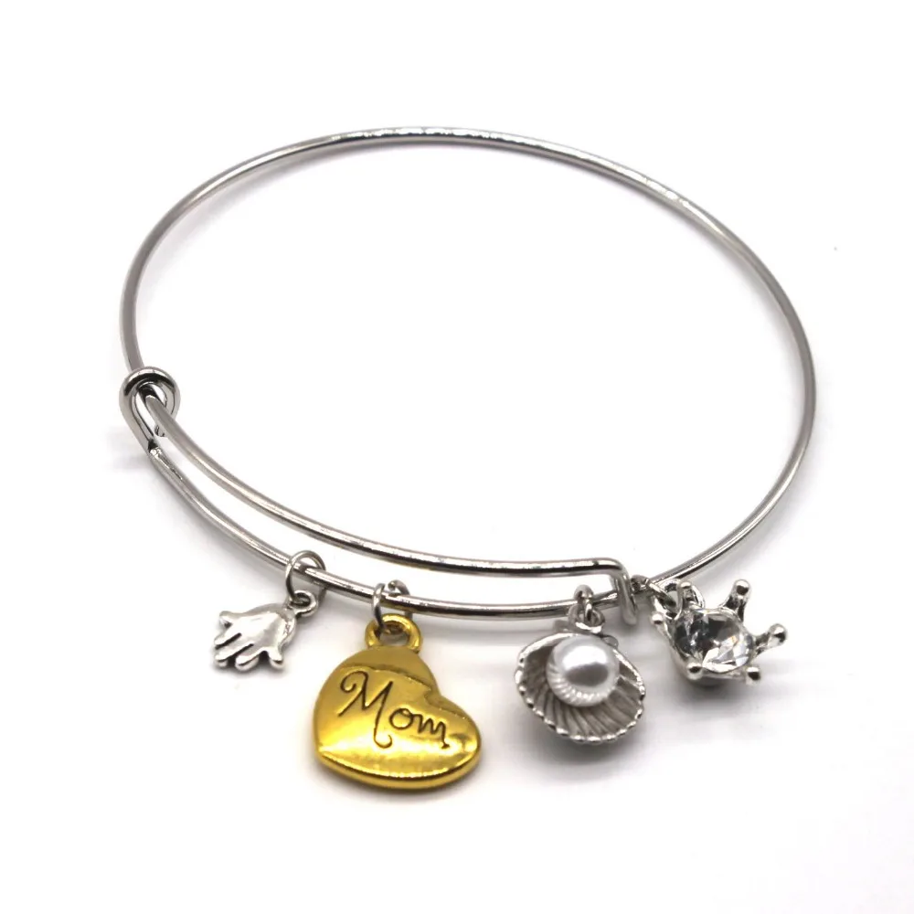 

2018 Fashion Vintage Unisex New Famous Brand Bangles & Bracelets Summer Style Setting Crystal Disc Adjust For Gift Jewelry