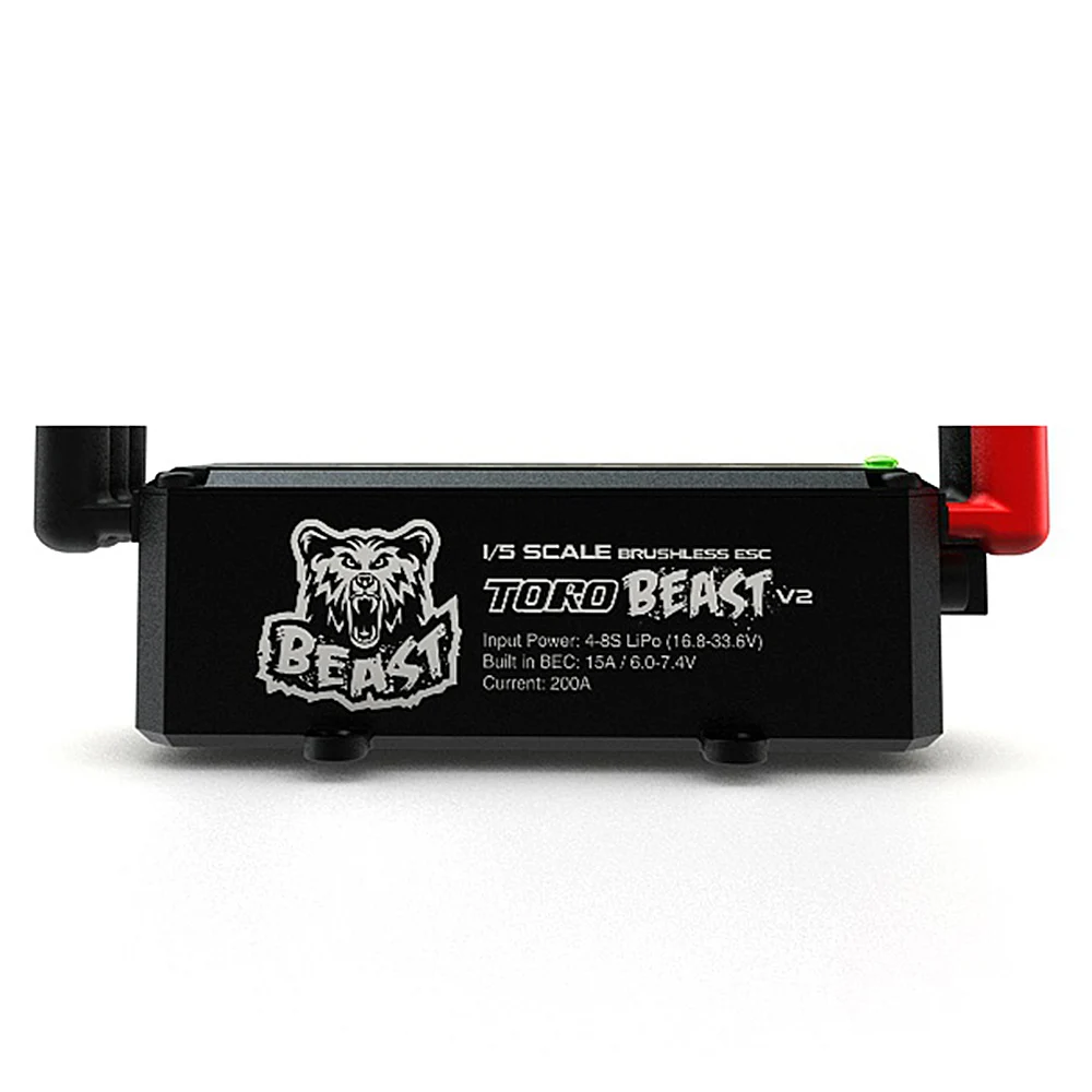 

SKYRC TORO BEAST V2 200A Brushless ESC 8S Programmable Biult-in BEC for 1/5 RC Off Road Car Spare Parts