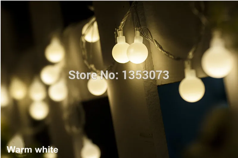 Creative Novelty Lights Ball led String Garland Pandant Light for Garden Decoration Party Decoration - warm white lighting