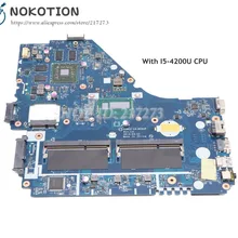 NOKOTION для acer aspire E1-572 E1-572G Материнская плата ноутбука I5-4200U Процессор DDR3L HD8670M видеокарта V5WE2 LA-9531P NBMFP11005