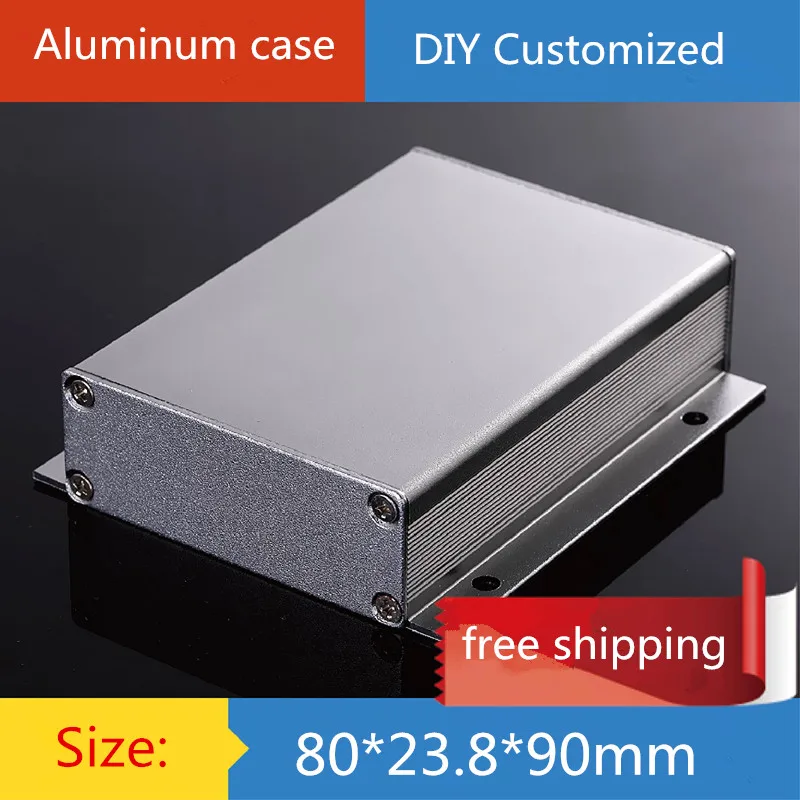 

case 80*23.8*90mm Mini aluminum amplifier chassis/Instrument/Electronic Component/Audio Decoder case/AMP Enclosure/case/DIY box
