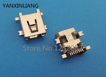 

10 pcs Gold Mini USB 8 Pin SMT SMD PCB Socket Connector