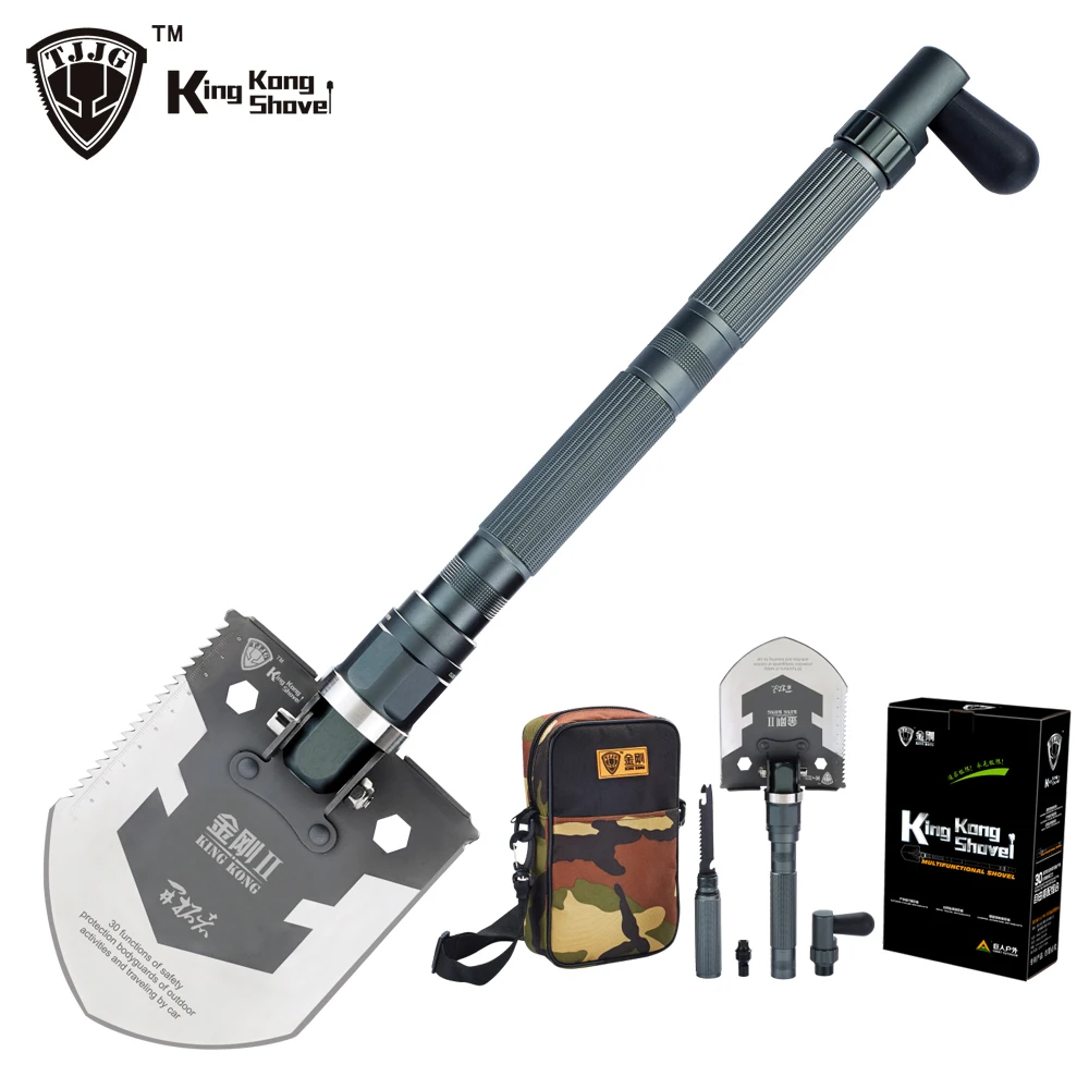 

Professional Multi-function Folding Shovel snow Pickaxe Camping Outdoor Fishing garden shvoel Survival Emergency tools