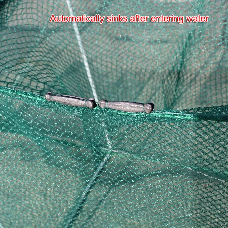 

Shrimp Cage Fishing Net Catcher Trap Foldable Portable For Crab Crayfish Lobster BHD2
