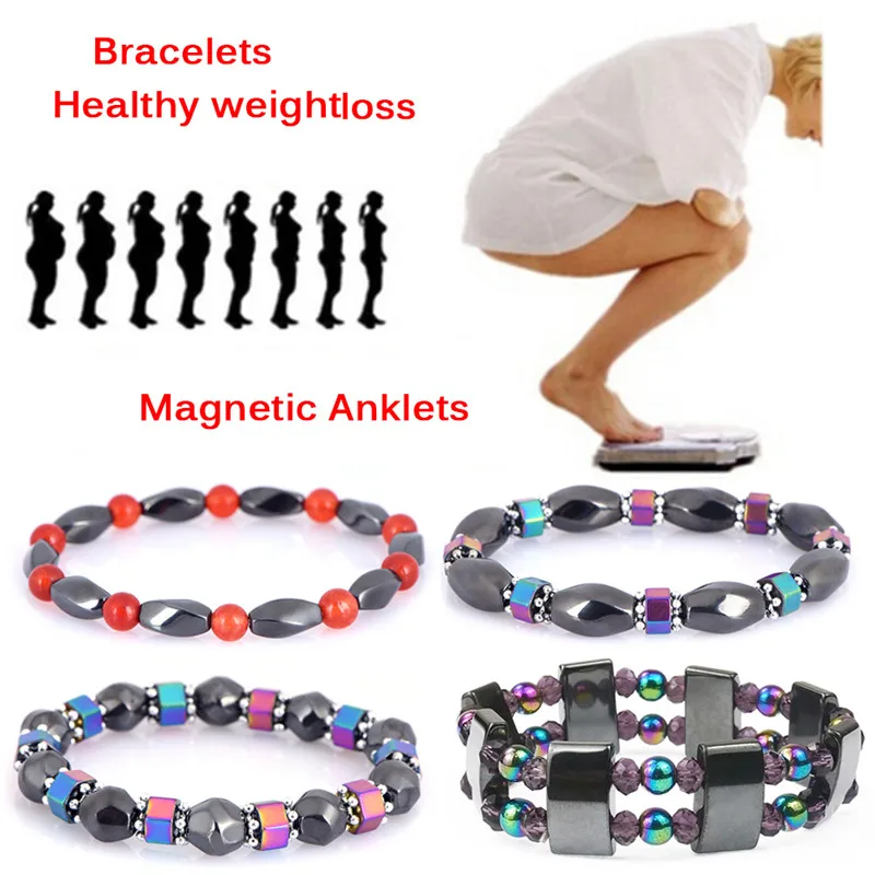 1PC Colorful Magnetite Malachite Many Color Crystal healing Bangle Magnetic Hematite Health Bracelet for women Men Slimming Tool | Красота и