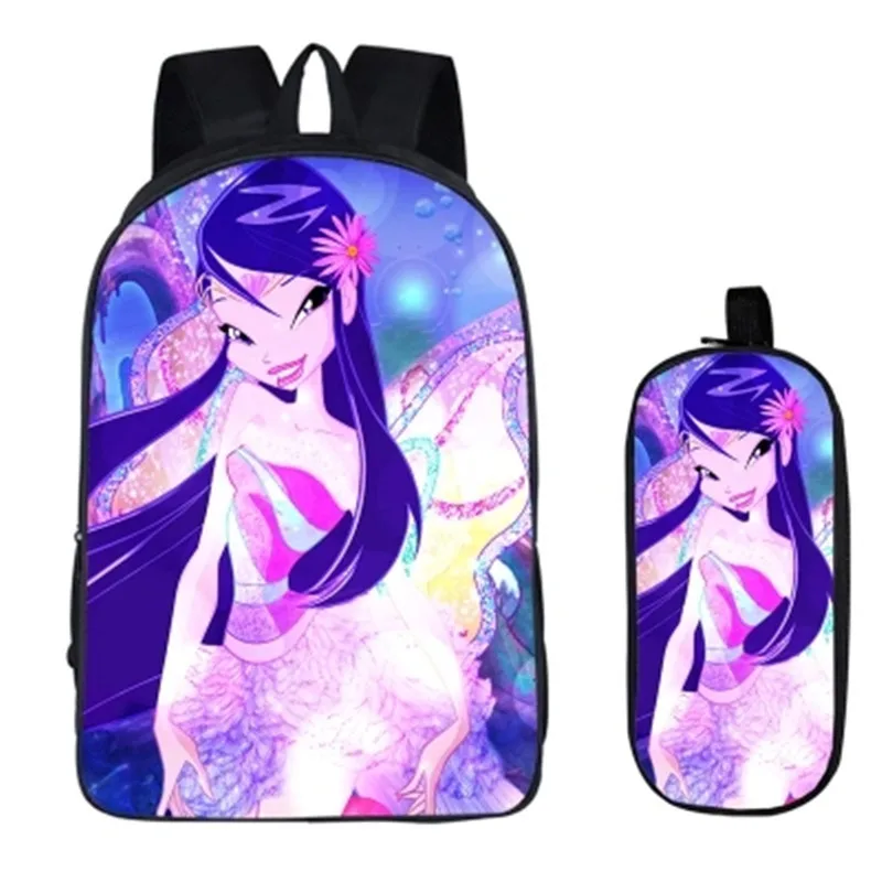

Casual Winx Club Girls Backpack for Teenagers Girls Cartoon School Bag Children Printing School Backpacks Gifts for Birthday New