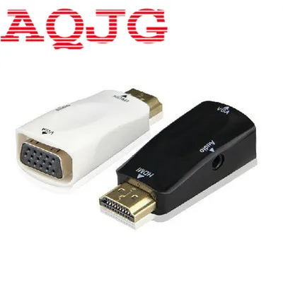 

HDMI to VGA with Audio Cable HDMI to VGA Adapter Male To Female 1080p HDMI to VGA Converter For PC/TV/Xbox 360 PS3