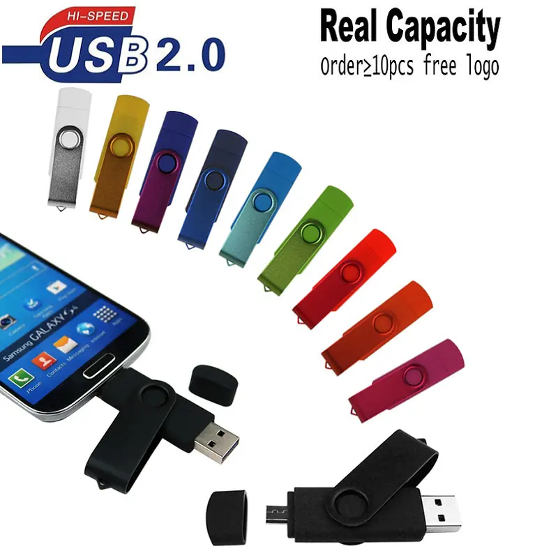 USB 2.0 Micro USB Stick Custom LOGO Double Use OTG Flash ...