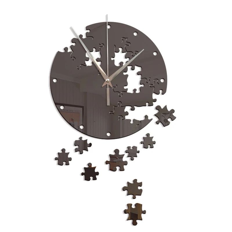 

Special large diy quartz 3d wall clock Living Room big acrylic watch mirror stickers modern design home decor wall sticker 60055