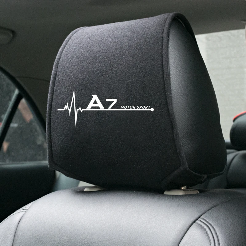 

1PCS Hot car headrest cover fit for Audi A7 Accessories Car Styling