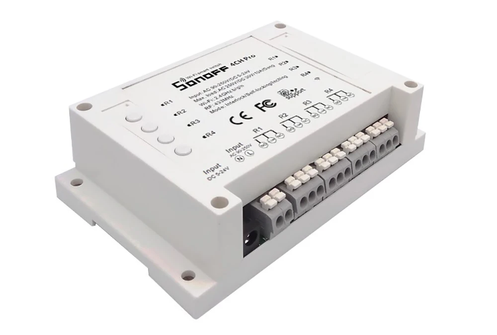 Sonoff 4CH Pro, wifi switch light alexa, sonoff 4ch wifi