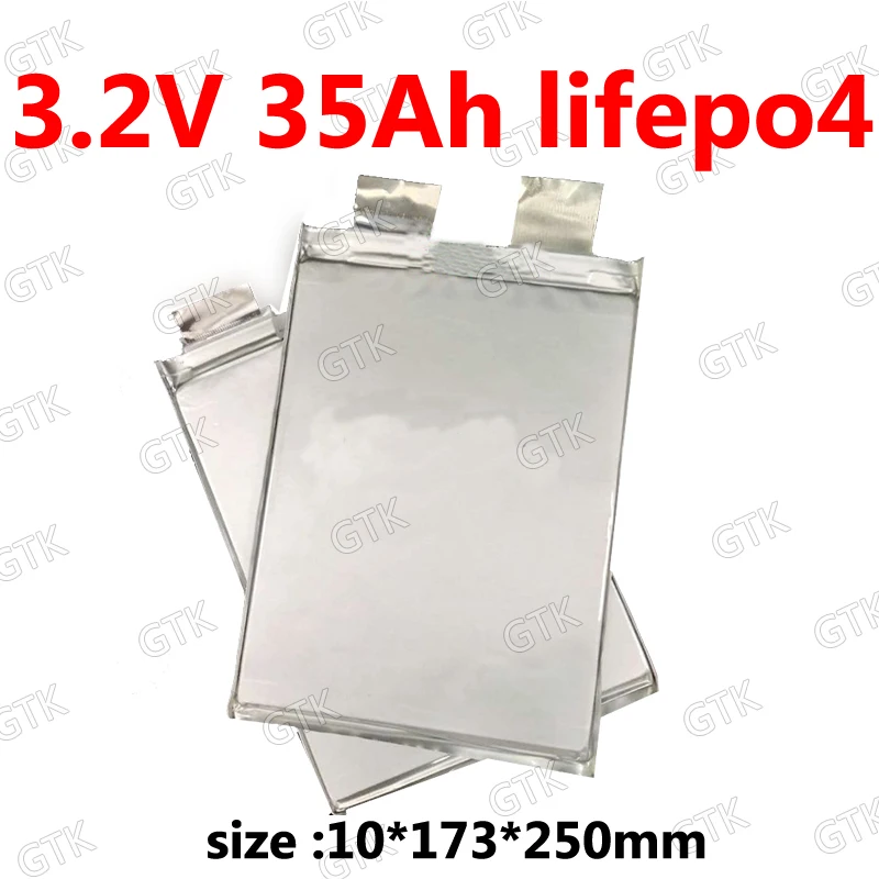 1 шт. lifepo4 35ah cell 3 2 V 35Ah high drain 105A 3C для diy 12v 24v 35A освещение морозильная камера