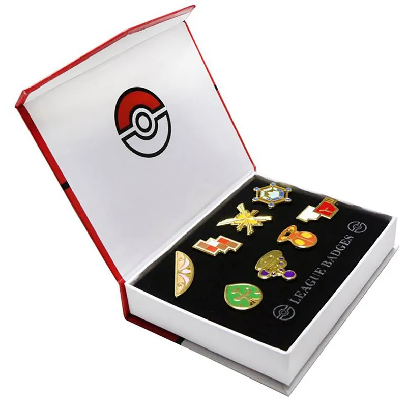 Buy Pokemon Gym Badges Kalos Region League Pins Brooches 8pcs New in Box