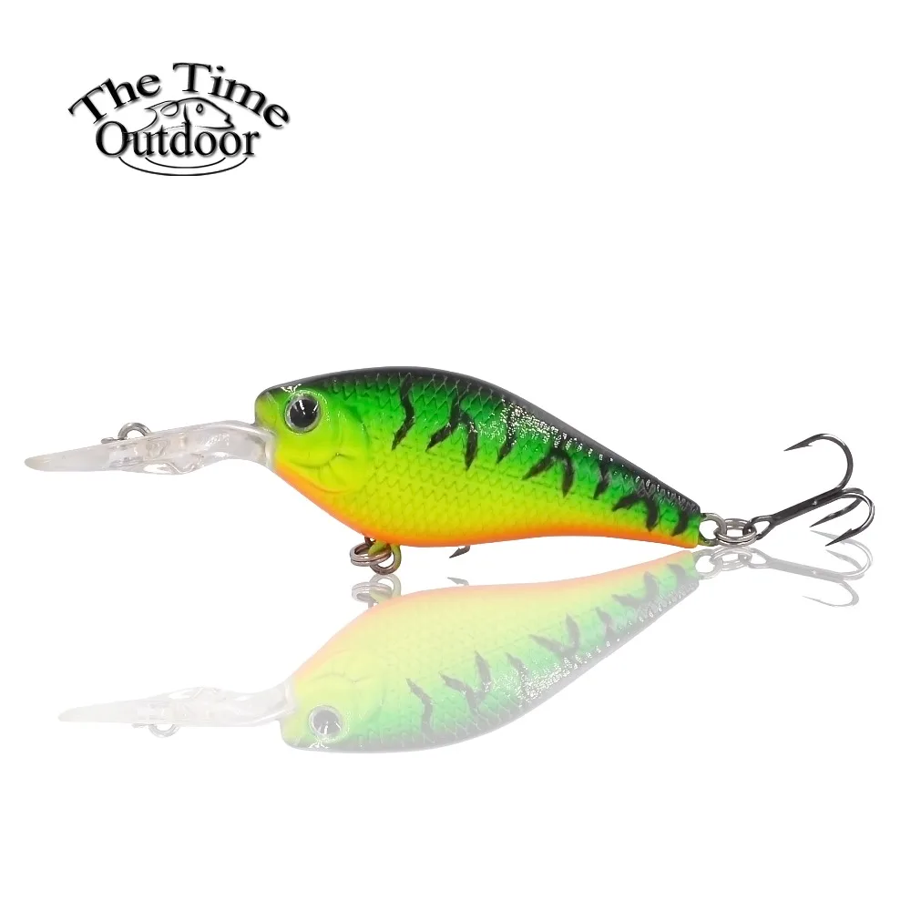 

branded wobbler crankbaits hard artificial baits lure 55mm 9g floating fishing wobblers crank bait lure for river bass fishing