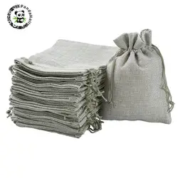 Pandahall 25/50 шт. 13,5x9,5 см/18x13 см в декорированном мешковиной горшке упаковочная сумка для переноски сумки для ювелирных изделий подарки