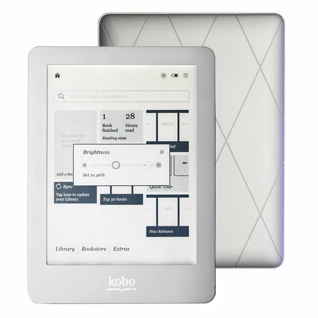 4 colors eBook Reader Kobo glo N613 e-ink 6 inch 1024×768 2GB Front-light eReader