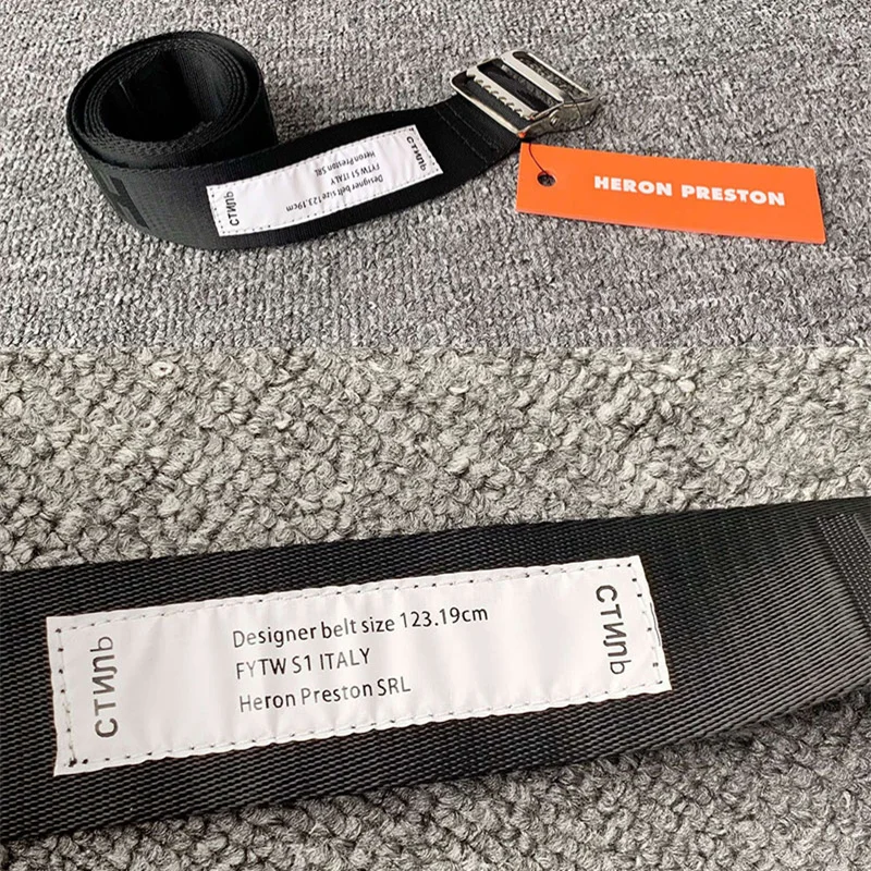 

Heron Preston Belt CTNNB Casual Fashion Adjustable Heron Preston Belt