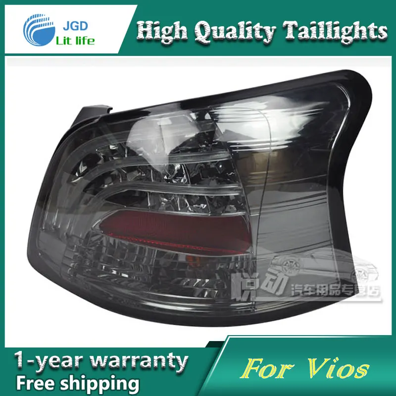 Car Styling Tail Lamp for Toyota Vios taillights Tail Lights LED Rear Lamp LED DRL+Brake+Park+Signa