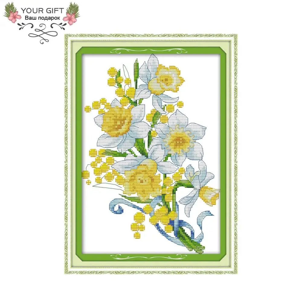 Joy Sunday H757 14CT 11CT подсчитанный и штампованный домашний декор элегантная ручная