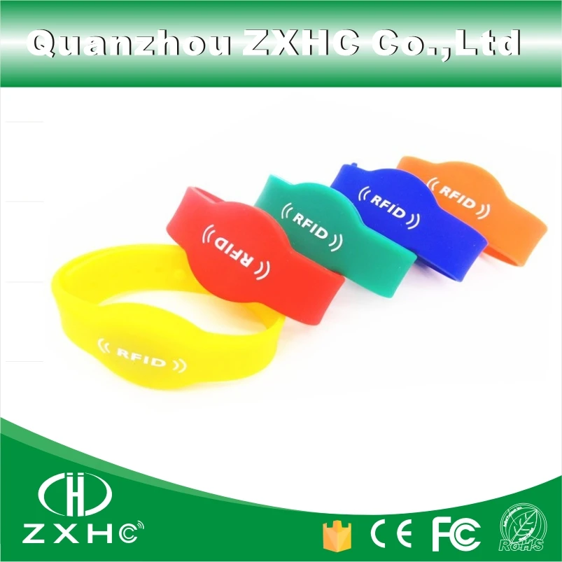 (10PCS) Waterproof Silicone RFID 13.56Mhz Wristbands Bracelet with