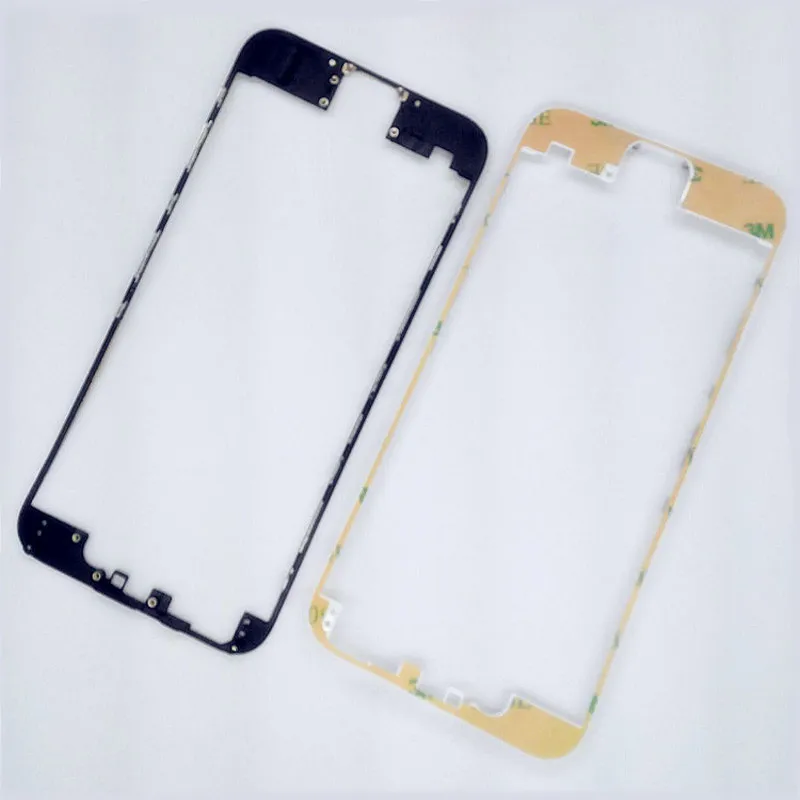 Для iPhone 5 5S 5C 6 6S Plus lcd сенсорный экран передняя рамка средняя Рамка Кронштейн держатель с клейким слоем