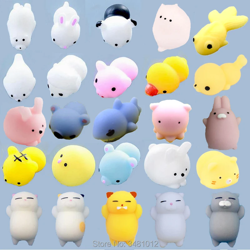 Kawaii Squishes Моти кошка печать Акула животных мягкими игрушка антистресс | Игрушки-эспандеры -32878057618