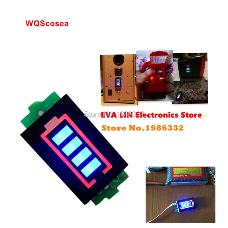 

WS16 12V Led Lead-acid Battery Capacity Indicator Meter Car Electric Vehicle Storage Lead Acid Battery Power Level Tester Module