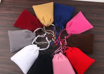

DHL 2000pcs Small Velvet Bag 5x7/7x9/8x10cm Earrings Charms Jewelry Packaging Bags Wedding Decoration Velvet Pouch Diaper Bags