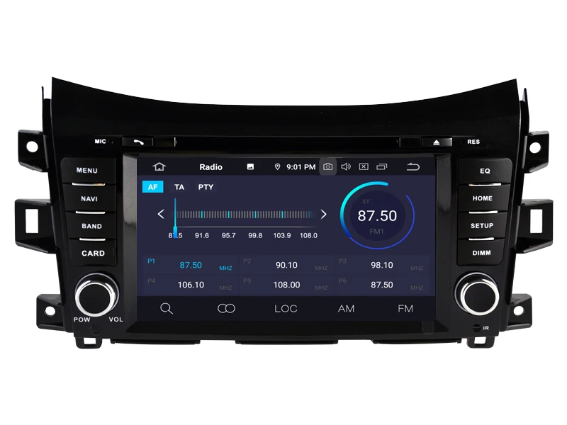 Top 8" Android 9.0 Pie OS Car DVD Multimedia GPS Radio for Renault Alaskan 2016 2017 2018 (D23) with 256GB External HDD Support 0