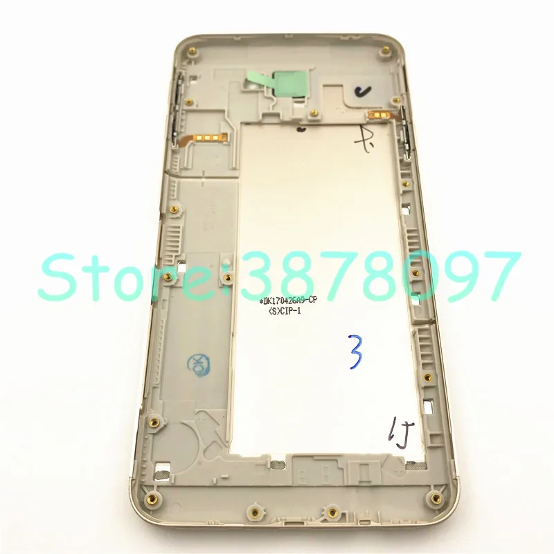 Металлический корпус 10 шт./лот J7 Prime G610F G610 On7 2016 для Samsung Galaxy J5 G570F G570 On5 задняя