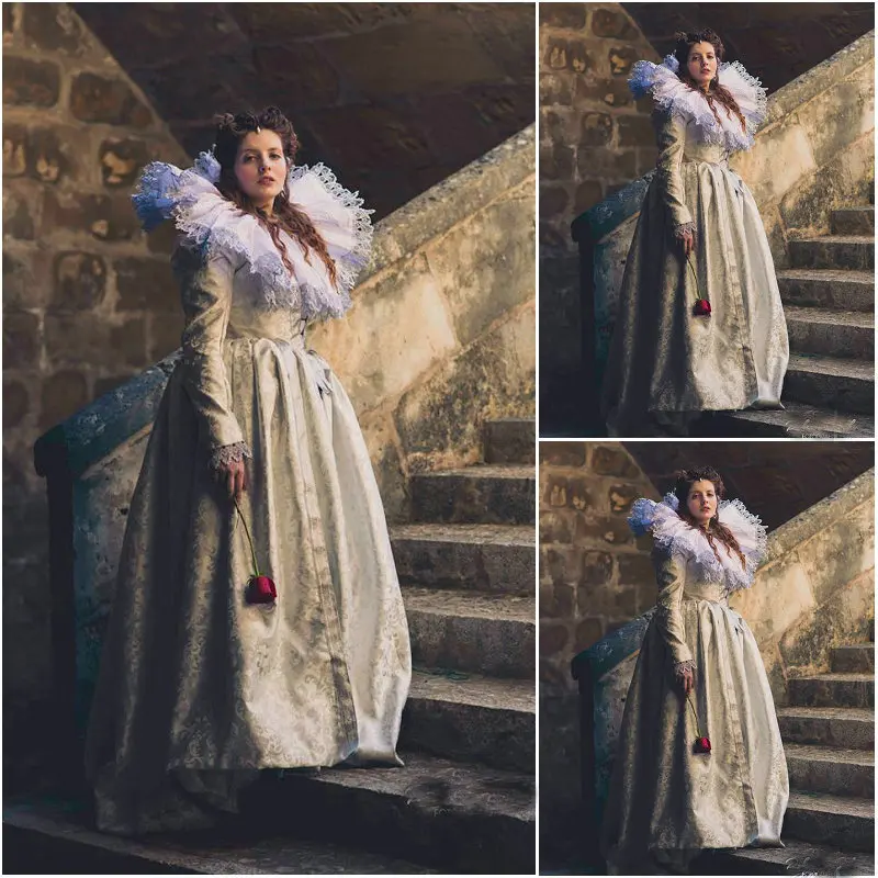 

On sale!All Size Vintage Costumes Gothic/Civil War Renaissance dress Ball Dress Halloween dresses US 4-26 C-056